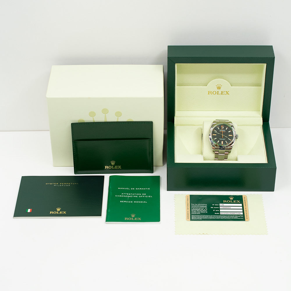 Rolex Milgauss Black Dial 116400GV (2014)
