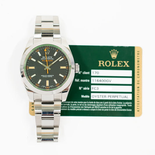 Rolex Milgauss Black Dial 116400GV (2014)