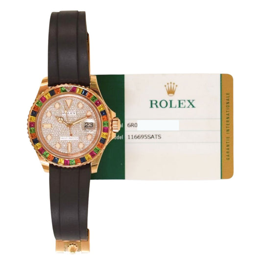 Rolex Yacht-Master 40mm Pave Diamond Dial 116695SATS (2017)