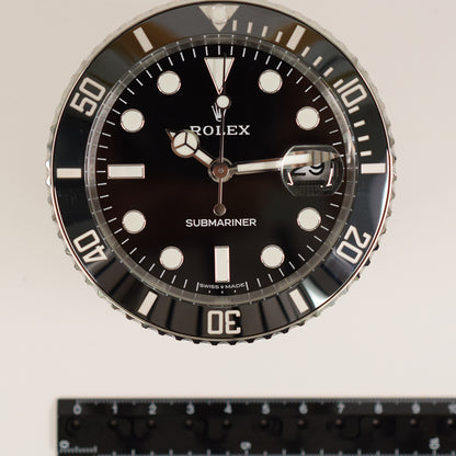 Rolex Submariner Date Desk Clock 80mm Black Dial 909010LN (2025)