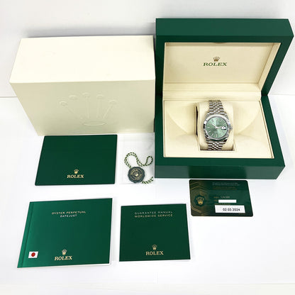 Rolex Datejust 41mm Green Dial 126300