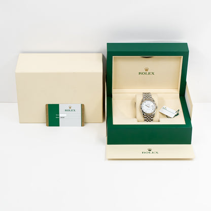 Rolex Datejust 36mm White Roman Dial 126234 (2019)