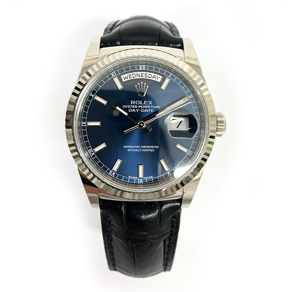 Rolex Day-Date 36mm Blue Dial 118139