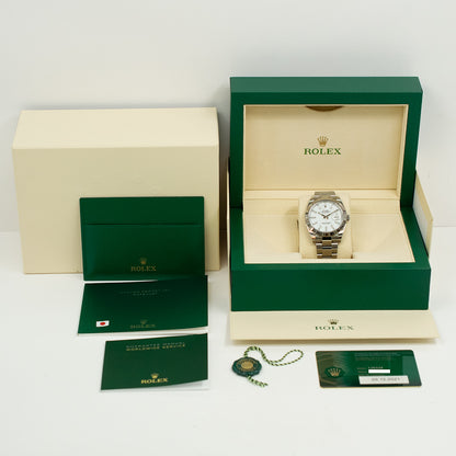 Rolex Datejust 41mm White Dial 126334 (2021)