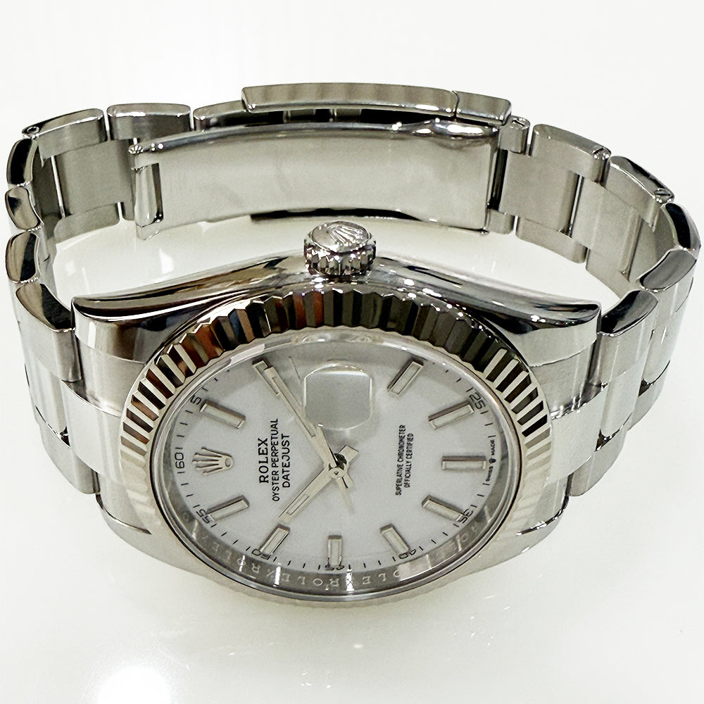 Rolex Datejust 41mm White Dial 126334 (2021)