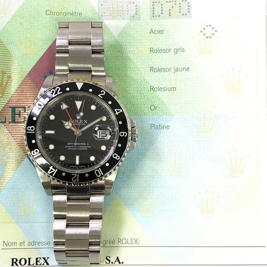 Rolex GMT-Master II Black Dial 16710