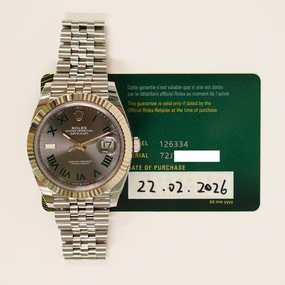 Rolex Datejust 41mm Wimbledon Dial 126334 (2026)