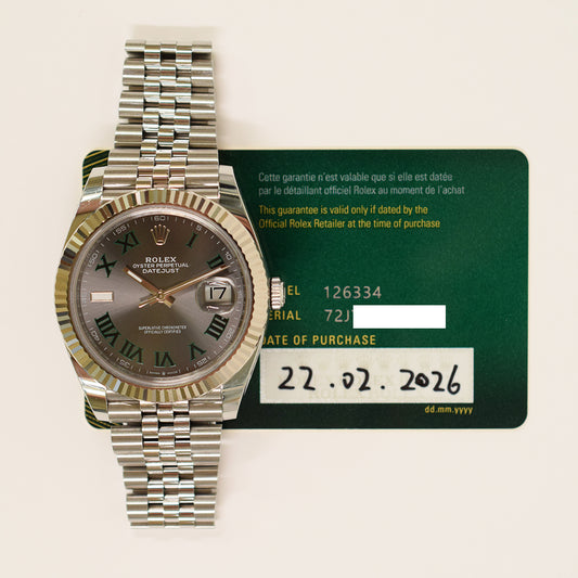 Rolex Datejust 41mm Wimbledon Dial 126334 (2026)