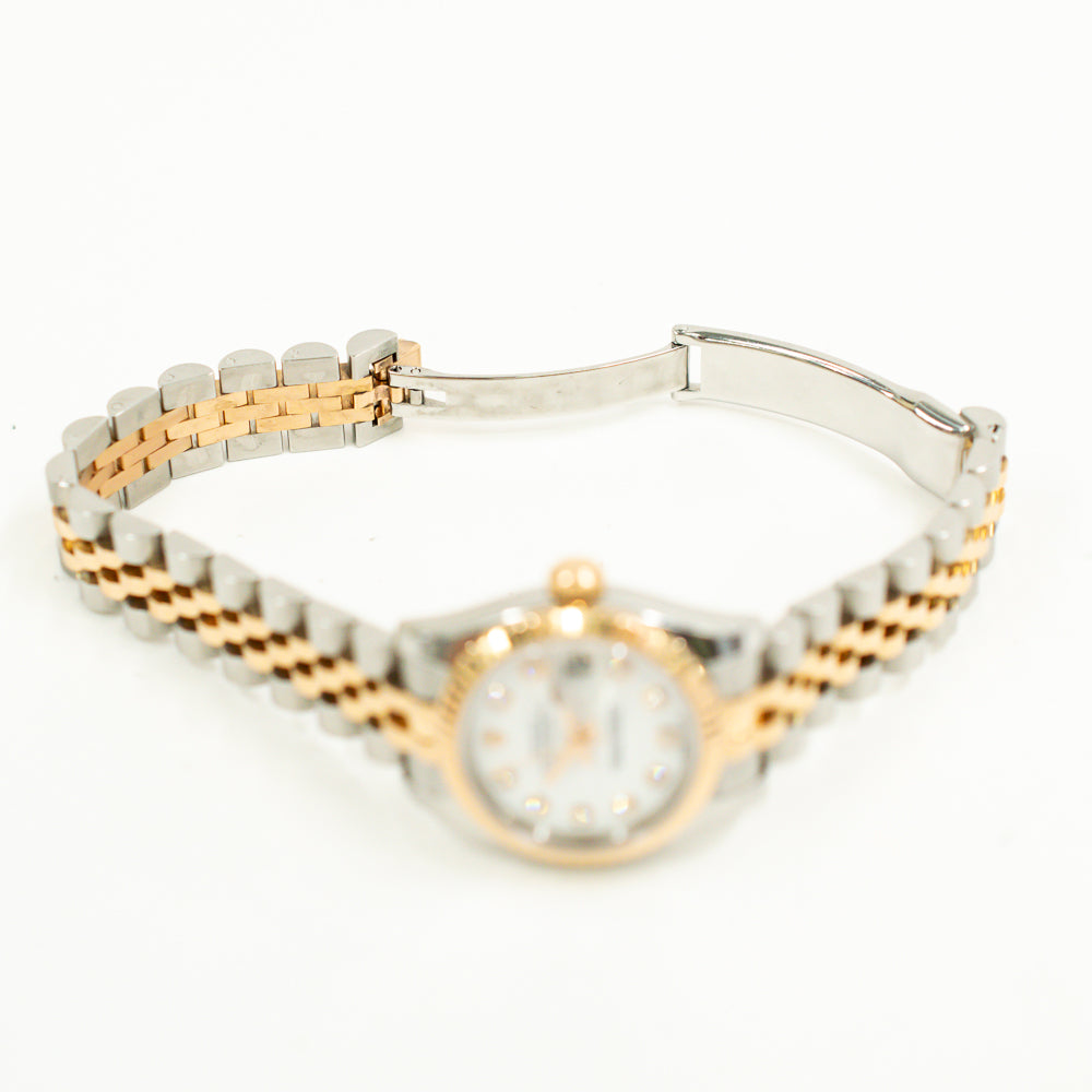 Rolex Datejust 26mm White Diamond Dial 179171G (2011)