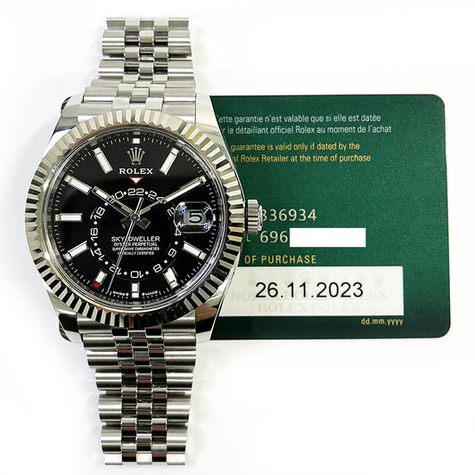 Rolex Sky-Dweller Black Dial 336934