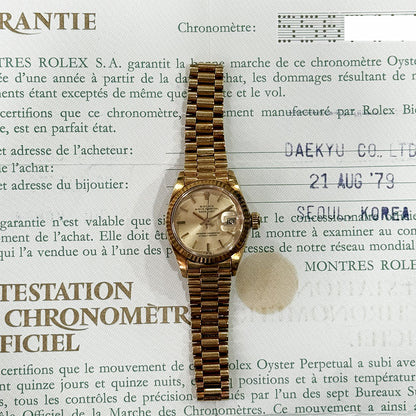 Rolex Datejust 26mm Champagne Dial 6917 (1979)