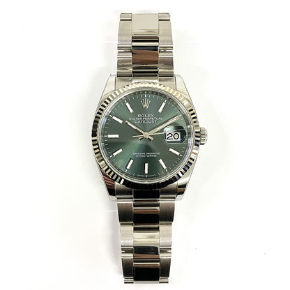 Rolex Datejust 36mm Mint Green Dial 126234