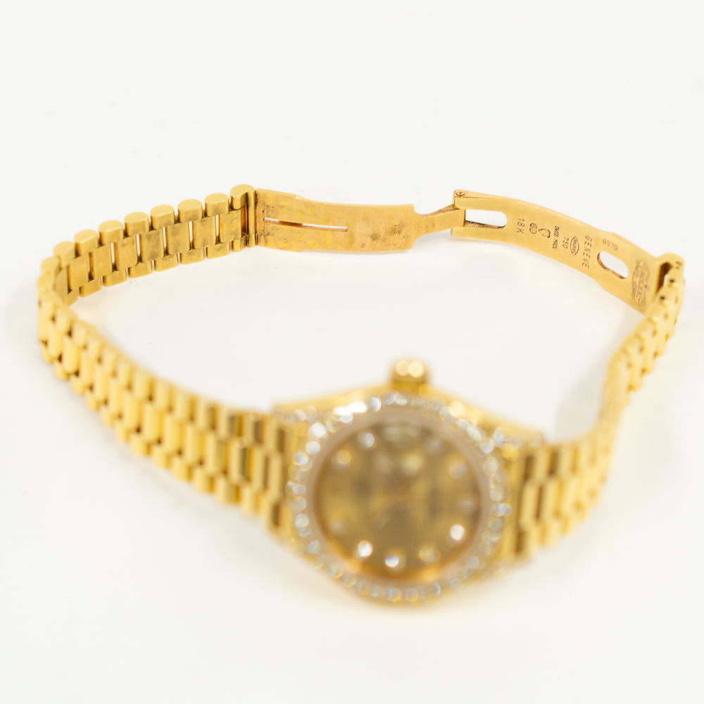 Rolex Datejust 26mm Champagne Diamond Dial 69158G