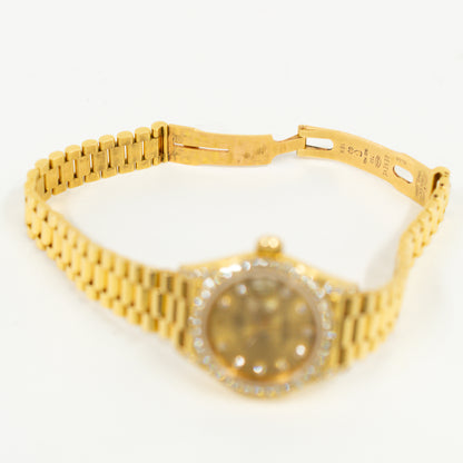 Rolex Datejust 26mm Champagne Diamond Dial 69158G