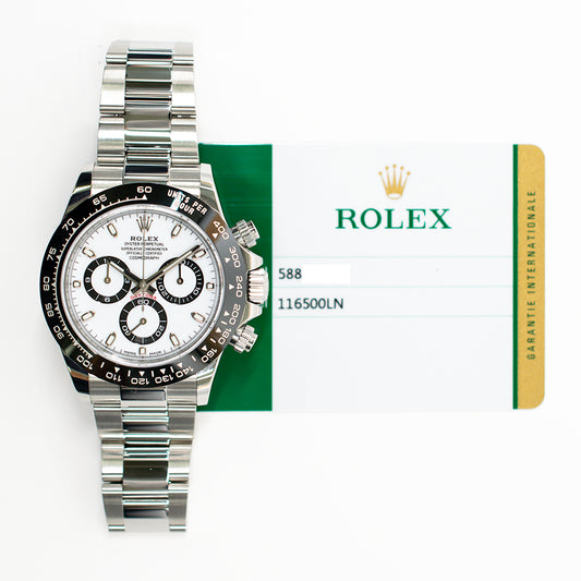 Rolex Daytona White Dial 116500LN (2019)