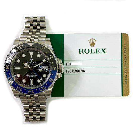 Rolex GMT-Master II "The Batman" Stainless Steel Jubilee 126710BLNR