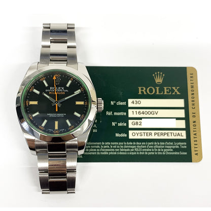 Rolex Milgauss Black Dial 116400GV