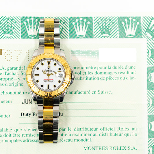 Rolex Yacht-Master 35mm White Dial 168623 (2000)