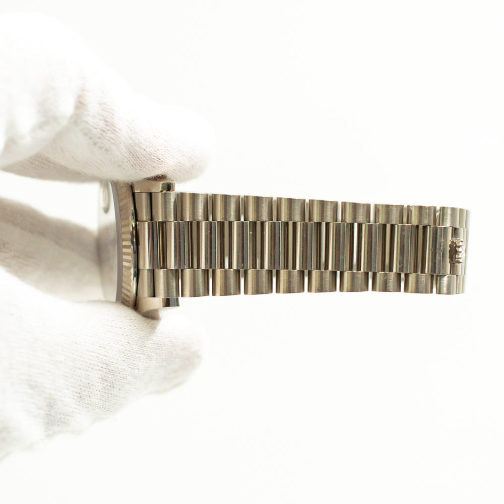 Rolex Day-Date 36mm White Roman Dial 128239A (2021)