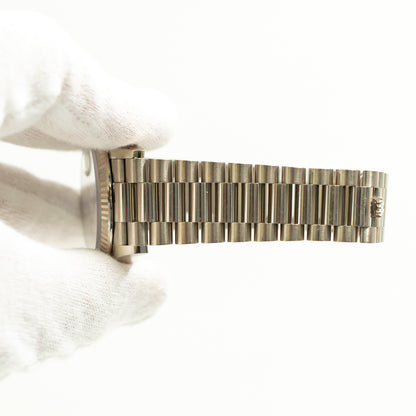 Rolex Day-Date 36mm White Roman Dial 128239A (2021)