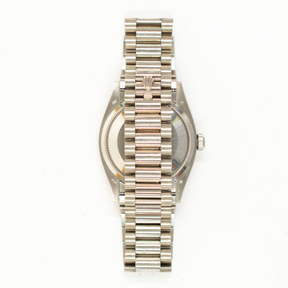 Rolex Day-Date 36mm White Roman Dial 128239A (2021)