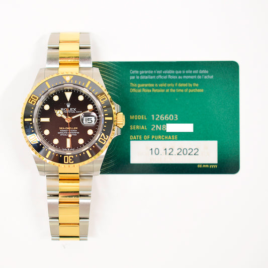 Rolex Sea-Dweller 43mm Black Dial 126603 (2022)