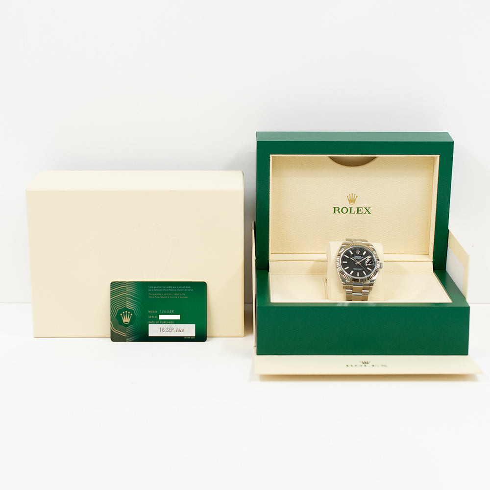 Rolex Datejust 41mm Black Dial 126334 (2020)
