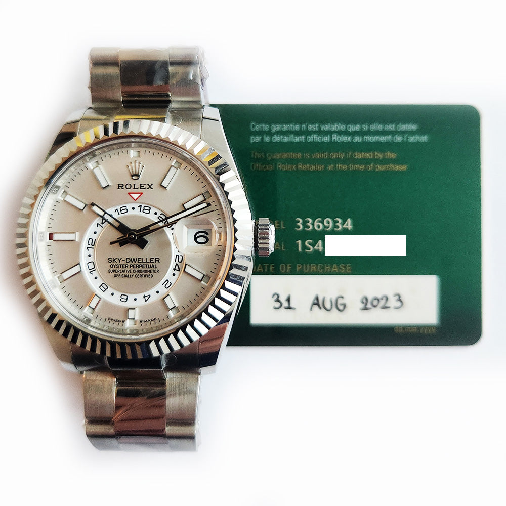 Rolex Sky-Dweller White Dial 336934