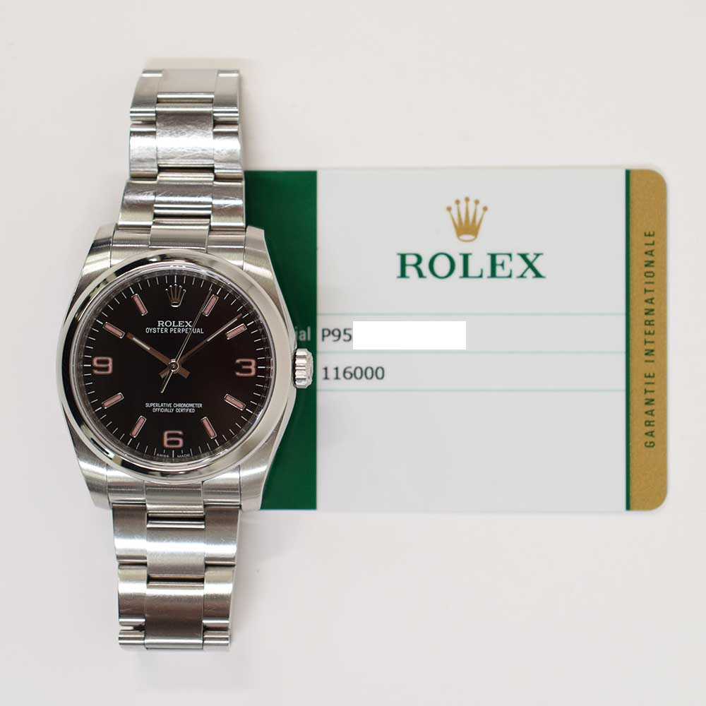 Rolex Oyster Perpetual 36mm Black Dial 116000 (2014)