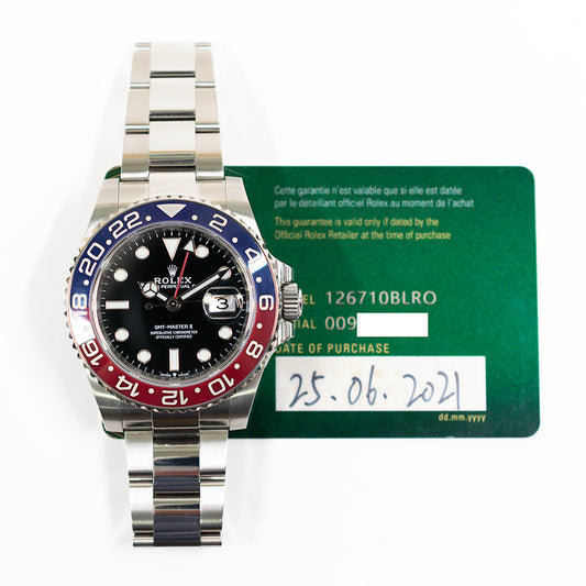 Rolex GMT-Master II "Pepsi" Dial 126710BLRO (2021)
