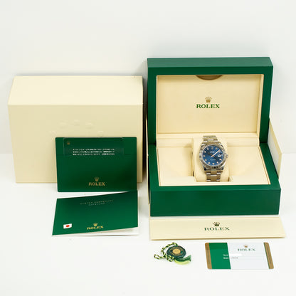 Rolex Datejust 41mm Blue Diamond Dial 126334G (2019)