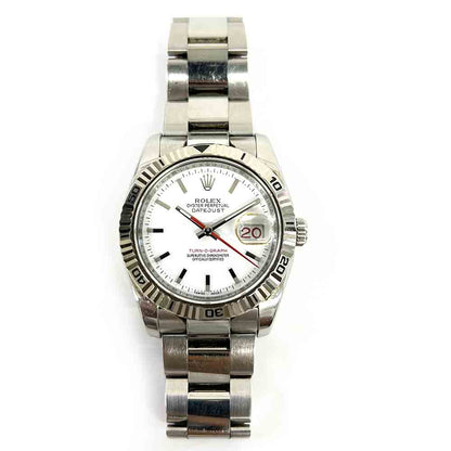 Rolex Datejust Turn-O-Graph White Dial 116264