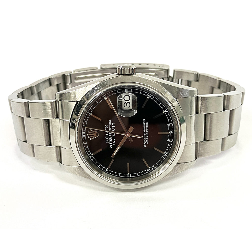 Rolex Datejust 36mm Black Dial 16200