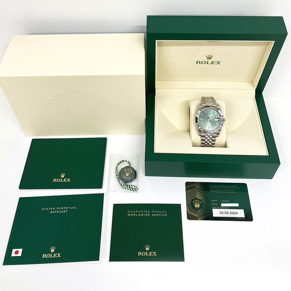 Rolex Datejust 41mm Green Dial 126300