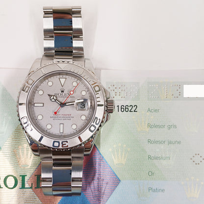 Rolex Yacht-Master 40mm Platinum  Dial 16622 (2006)