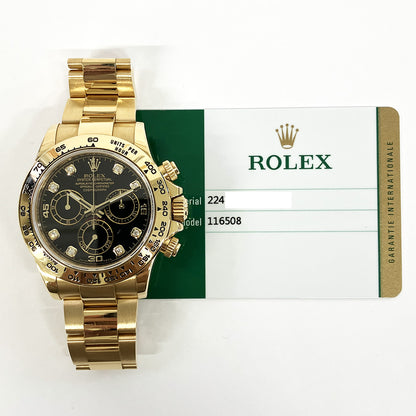 Rolex Daytona Black Diamond Dial 116508G