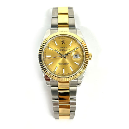 Rolex Datejust 41mm Champagne Dial Oyster 126333