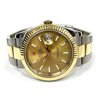 Rolex Datejust 41mm Champagne Dial Oyster 126333