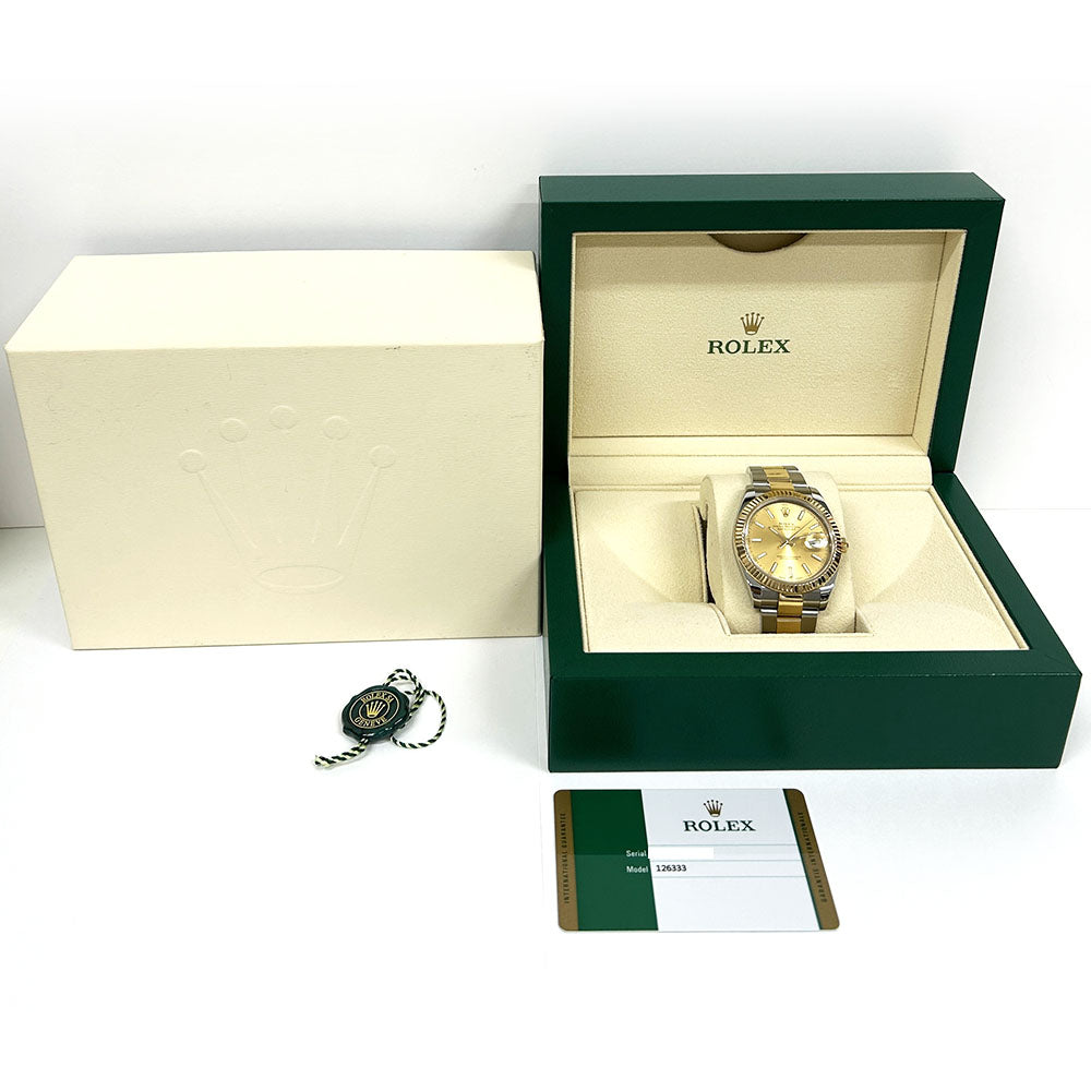 Rolex Datejust 41mm Champagne Dial Oyster 126333