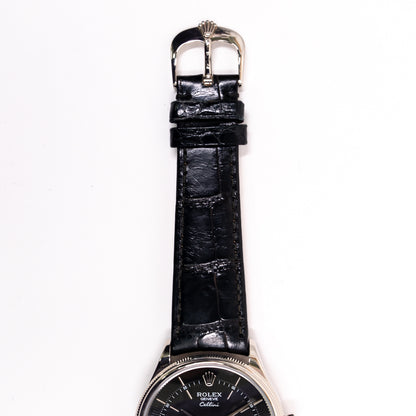 Rolex Cellini Dual Time 39mm Black Dial 50529 (2022)