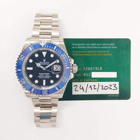 Rolex Submariner Date 41mm Black Dial 126619LB (2023)