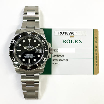 Rolex Submariner Date Black Dial 116610LN