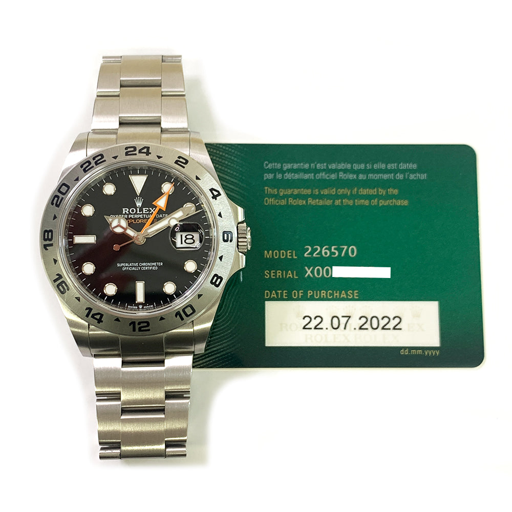 Rolex Explorer Black Dial II 226570