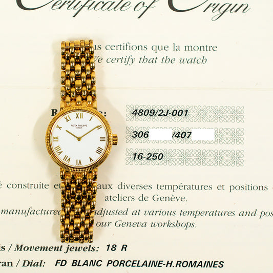 Patek Philippe Calatrava 25mm 4809/2J-001 (2000)