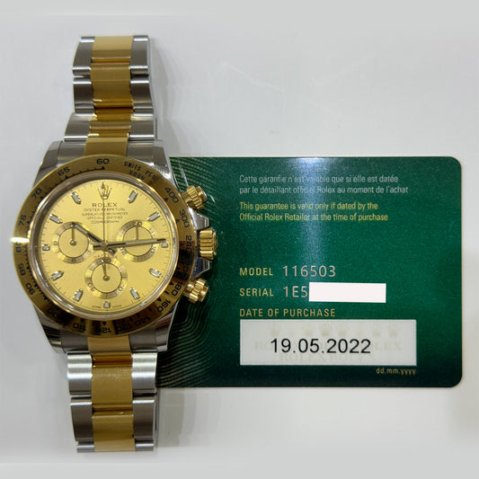 Rolex Daytona Champagne Dial 116503 (2022)