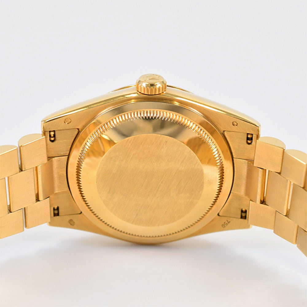Rolex Day-Date 36mm Pave Diamond Myriad Arabic Dial 118238