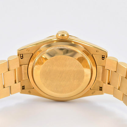 Rolex Day-Date 36mm Pave Diamond Myriad Arabic Dial 118238