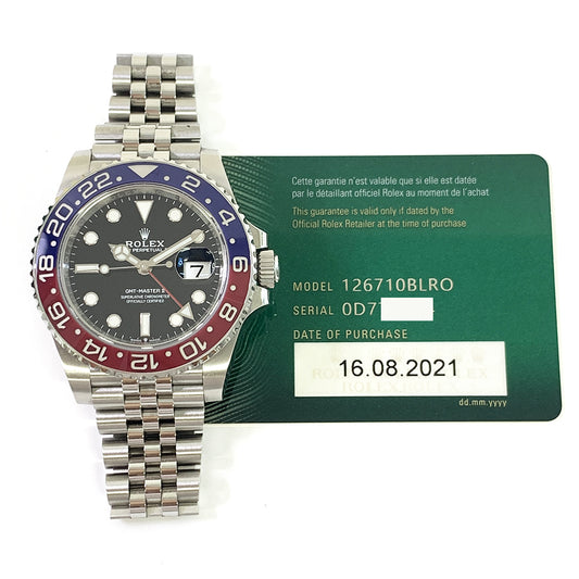 Rolex GMT-Master II  Pepsi Dial 126710BLRO