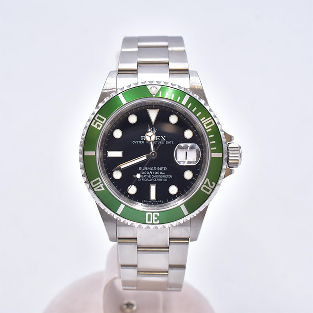 Rolex Submariner Date 40mm Kermit Dial 16610LV 2010)