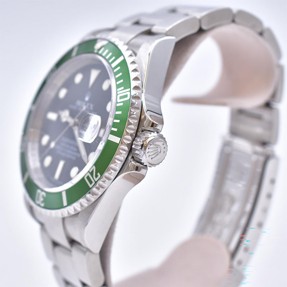 Rolex Submariner Date 40mm Kermit Dial 16610LV 2010)